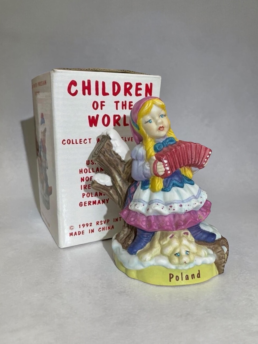 Vintage Children of the World POLAND Figurine